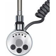 Полотенцесушитель электрический Secado Понтида 1 КСП с полкой П6 400x800 мм (возможность скрытого подключения) - фото 2