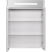 Зеркало шкаф Акватон Сильва 60 см 1A216202SIW60 - фото 2