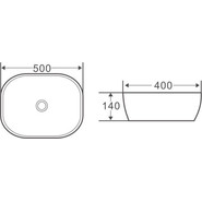 Раковина-чаша BelBagno 50 см BB1302 - фото 6