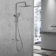 Душевая стойка с термостатом Vincea Next VSFS-1N1TGM, вороненая сталь - фото 2