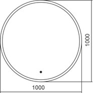 Зеркало Art&Max Sanremo 100 см AM-San-1000-DS-F-Gold, античное золото - фото 4