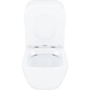 Унитаз подвесной безободковый Iddis Torr TORRDSEi25 с крышкой микролифт - фото 4