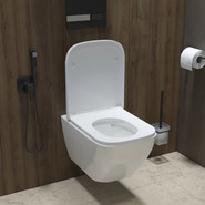 Унитаз подвесной безободковый Iddis Torr TORRDSEi25 с крышкой микролифт - фото 6