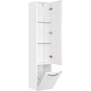 Пенал подвесной Акватон Ария 34 см с корзиной 1A134403AA010 - фото 2