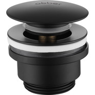 Донный клапан Abber AF0011B, черный матовый - фото 