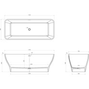 Ванна отдельностоящая Azario Savant 170x70 см SAV17070S - фото 5