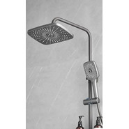 Душевая стойка с гигиеническим душем Dikalan AL-99098, серый матовый - фото 4