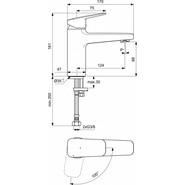 Смеситель для раковины Ideal Standard Ceraplan BD224AA - фото 4