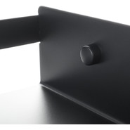 Полка прямоугольная Fixsen Hotel FX-31003G 30 см, чёрный - фото 2