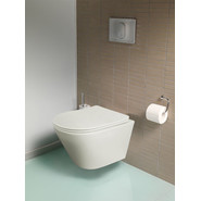 Унитаз подвесной безободковый Loranto Krosa 87266 с крышкой микролифт (Система смыва торнадо) - фото 4