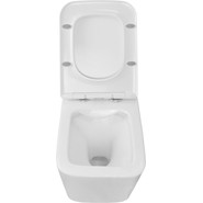 Унитаз подвесной безободковый Loranto Talas 87268 с крышкой микролифт - фото 3