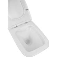 Унитаз подвесной безободковый Loranto Talas 87268 с крышкой микролифт - фото 4