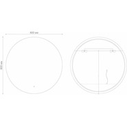 Зеркало Grossman Cosmo-промо 80 см 1980801 - фото 3