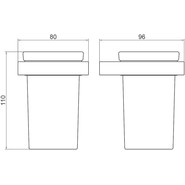 Стакан для зубных щеток Timo Petruma 15233/00 - фото 2