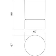 Стакан для зубных щеток Timo Saona 13231/00 - фото 2