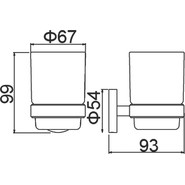 Стакан для зубных щеток Timo Saona 13031/00 - фото 2