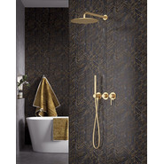 Душевая система для душа Timo Saona SX-2349/17SM, золото матовое - фото 3