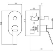 Душевая система для душа Azario Vise AZ-VSA248330C+82KC - фото 5