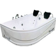 Ванна акриловая Loranto с подголовниками и смесителем CS-806 R 170х116 см (Без гидромассажа) - фото 