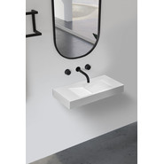 Раковина подвесная Abber Stein 100 см AS2641, белый матовый - фото 2