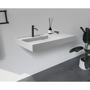 Раковина подвесная Abber Stein 120 см AS2628, белый матовый - фото 2