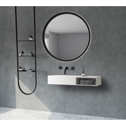 Раковина подвесная Abber Stein 120 см AS2649-1.2, белый матовый - фото 3