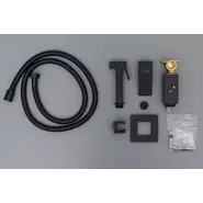 Набор для гигиенического душа Haiba HB5512-7, чёрный матовый - фото 2