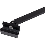 Душевая перегородка Cezares 90 см LIBERTA-L-1-TB-90-C-NERO (стекло 8 мм) черный/прозрачное - фото 3