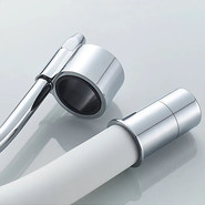 Смеситель для кухни Ledeme L4755-3, хром/белый - фото 3