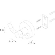 Двойной крючок Fixsen Comfort FX-85005A - фото 4