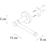 Держатель для туалетной бумаги Fixsen Comfort FX-87010A, золото-сатин - фото 3