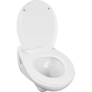 Унитаз подвесной безободковый Loranto Fredo CS-WH8005 с крышкой микролифт - фото 3