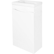 Тумба подвесная с раковиной Loranto Алина 40 см L CS00087021 (раковина Миранда 40) - фото 