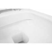 Унитаз подвесной безободковый Azario Ferio 87565 с тонкой крышкой микролифт - фото 5