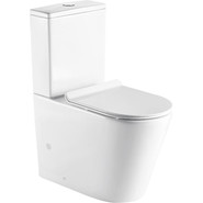 Унитаз-компакт безободковый Azario Maro AZ-2125 с тонкой крышкой микролифт - фото 