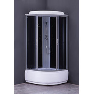 Душевая кабина Loranto CS-6610 G 100х100 см, хром/тонированное - фото 2