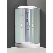 Душевая кабина Loranto CS-6611 F 100х100 см, хром/матовое - фото 2