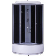 Душевая кабина Loranto CS-6680G 80х80 см, хром/тонированное - фото 