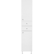 Пенал напольный Стиль Моника 36 см R, белый - фото 