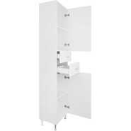 Пенал напольный Стиль Моника 36 см R, белый - фото 4