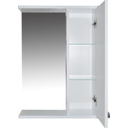 Зеркало-шкаф Стиль Моника 50 см R, без светильника, белый - фото 3