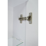 Зеркало-шкаф Стиль Моника 50 см R, без светильника, белый - фото 4