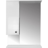 Зеркало-шкаф Стиль Моника 60 см L, без светильника, белый - фото 2