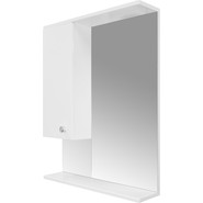 Зеркало-шкаф Стиль Моника 60 см L, без светильника, белый - фото 3