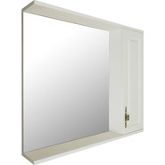 Зеркало-шкаф Loranto Janet 80 см, белый - фото 