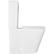 Унитаз-компакт безободковый Azario Vetro AZ-2149 с крышкой микролифт, Цвет производителя: белый - фото 3