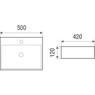 Раковина-чаша Azario 50 см AZ-2173-s - фото 3
