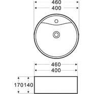 Раковина-чаша Azario 46 см AZ-3018 - фото 3