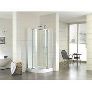 Душевое ограждение Azario Edmonton 100х100 см AZ-NNC2231 1000 (стекло 8 мм) хром/прозрачное - фото 3