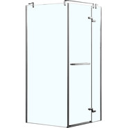 Душевое ограждение Azario Montreal AZ-NWG1231-R 90х90 см (стекло 8 мм) алюминий/прозрачное - фото 